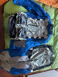 COMPLETO GIACCA PANTALONI MOTO BMW RALLY 2 PRO