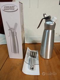 sifone per panna montata spume creme Nuovo 