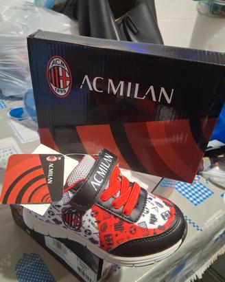 Scarpe da tennis legger Ac Milan n 24 bambini