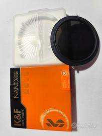 filtro K&F ND variabile + CPL 77 mm