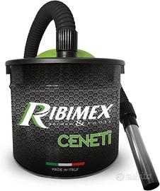Ribimex Aspiracenere Elettrico Cenetì, 15L 800W