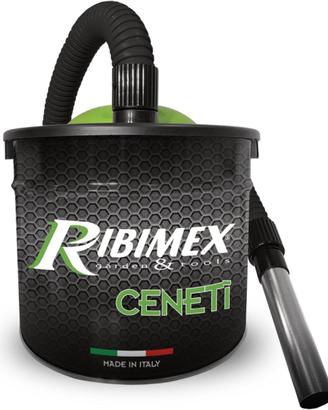Ribimex Aspiracenere Elettrico Cenetì, 15L 800W