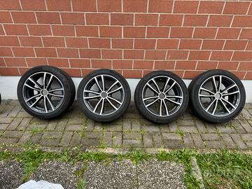 cerchi bmw 5x120 r17 con gomme 225/45