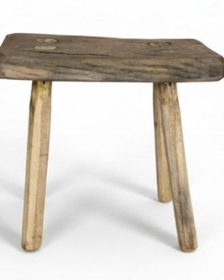 Sgabello - Legno, Quercia antiquariato