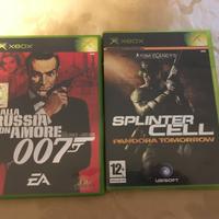 2 giochi Xbox Dalla Russia con 007 Splinter cell