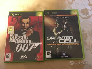 2 giochi Xbox Dalla Russia con 007 Splinter cell