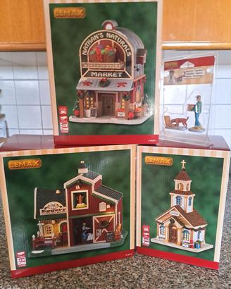 Lemax nuovi in blocco x 4 pezzi