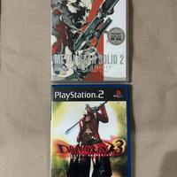 Giochi Ps2 Metal Gear solid 2 + Devil May Cry 3