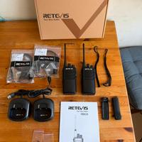 Walkie Talkie Retevis RB629 con auricolare NUOVII