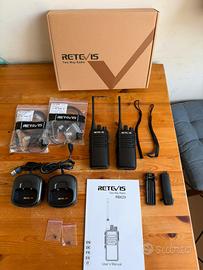 Walkie Talkie Retevis RB629 con auricolare NUOVII