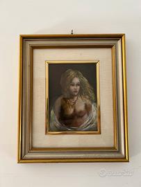 Quadro con donna