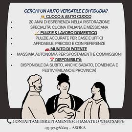 Cuoco e Addetto Pulizie