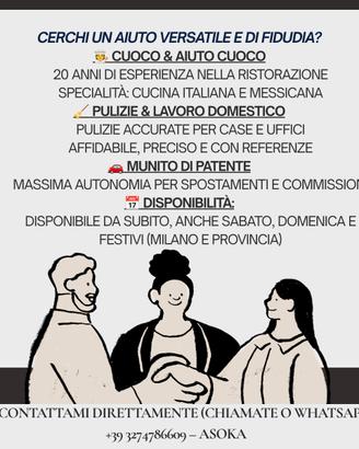 Cuoco e Addetto Pulizie
