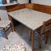 tavolo cucina finto granito