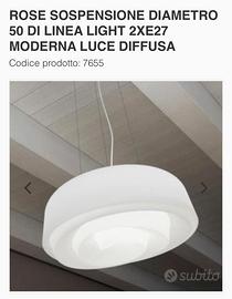 Lampadario bianco design