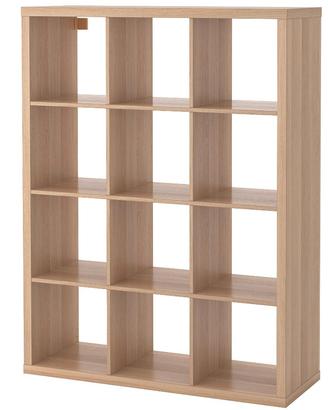 Kallax scaffale cubi ikea Rovere chiaro