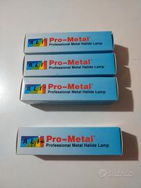 4 Lampade Alogenuri Metallici (70W e 150W)