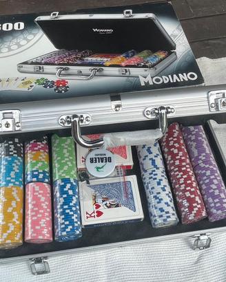 Valigetta Poker Modiano 300 fiches 14gr NUOVA