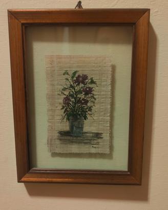 Quadro di papiro 