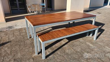 tavolo Varaschin con panche