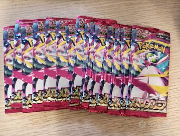 15 pacchetti mega symphonia pokemon sigillate