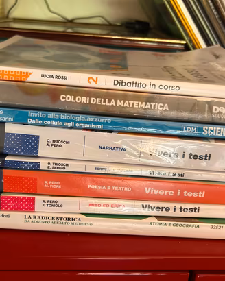libri scolastici Liceo 1 e 2 anno