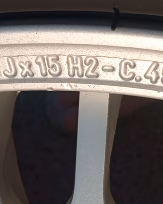 15" cerchi lega alfa 75 turbo 164 90 v6 24v 3.0 ie