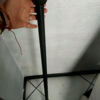 bastone per tende allungabile nero 