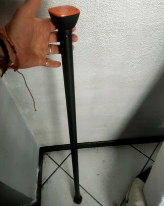 bastone per tende allungabile nero 