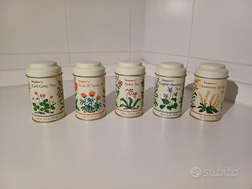 Scatole latta da tè