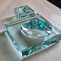 Posacenere Fontana Arte in vetro - vintage