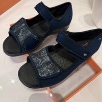 PODOLINE Scarpe aperte comode n. 37 blu