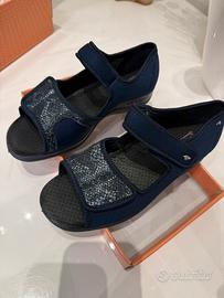 PODOLINE Scarpe aperte comode n. 37 blu