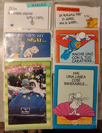 Biglietti d'auguri anni 90