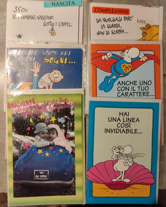 Biglietti d'auguri anni 90