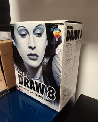 Corel Draw 8 PC Big Box CD-ROM Bundle ITA Win95/98