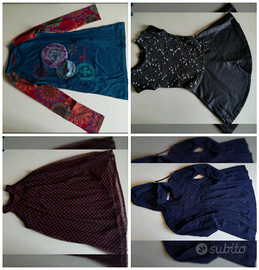 LOTTO 12pz ABBIGLIAMENTO FEMMINA 5-6anni