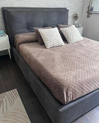 Letto matrimoniale contenitore