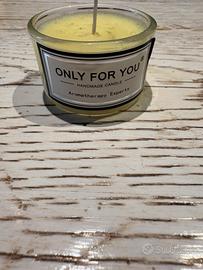 Candela profumata only for you mai usata