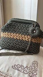 Borsa Clutch Verde