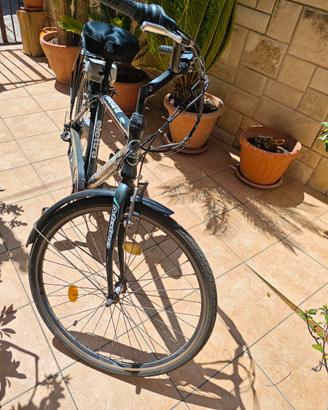 Bici maschile ruote 28" nera