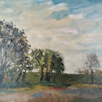 Paesaggio olio su tela