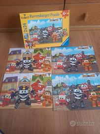Puzzle Ravensburger 2x24 pezzi Robot Trains