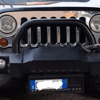 Paraurti bullbar acciaio verricello Jeep Wrangler