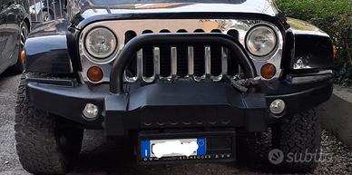 Paraurti bullbar acciaio verricello Jeep Wrangler