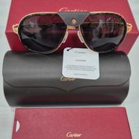 occhiali da sole cartier nuovi mai usati 