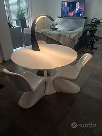 set tavolo Tulip+ 3 sedie Panton