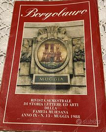 Vintage rivista rara Borgolauro Muggia 1988 storia