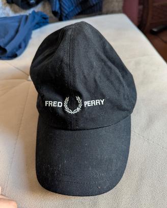 cappellino da baseball Fred Perry nero