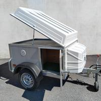 Rimorchio trasporto animali/ cani mod. HAB+TC4